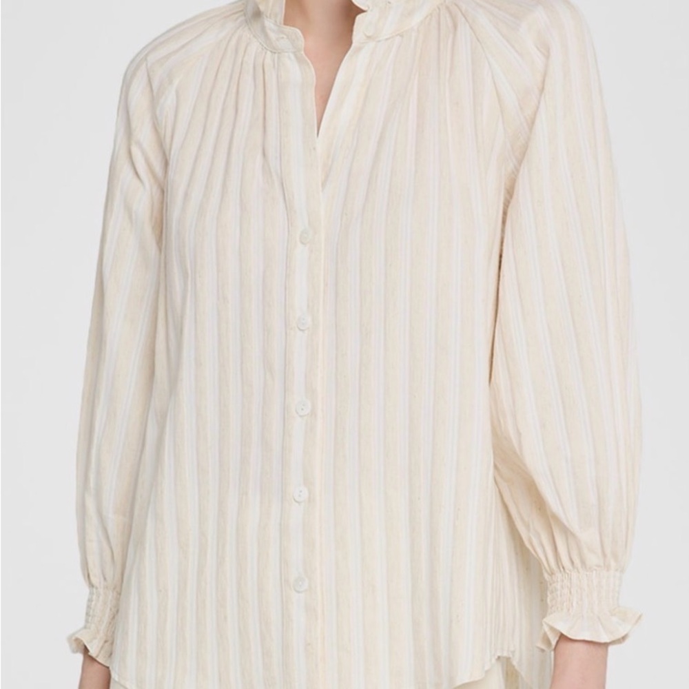 Finley Fiona Striped Blouse M like new